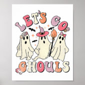 Laten we gaan Ghouls Halloween Ghost Outfit Costum Poster (Voorkant)