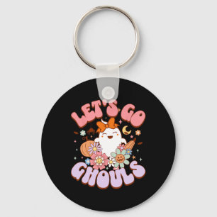 Laten we gaan Ghouls Halloween Ghost Outfit Costum Sleutelhanger