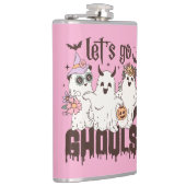 Laten we gaan Ghouls Halloween Heupfles (Rechts)