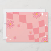 Laten we gaan Ghouls Halloween Retro Groovy Verjaa Kaart (Achterkant)