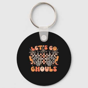 Laten we gaan Ghouls Halloween Skelet Kostuum Retr Sleutelhanger
