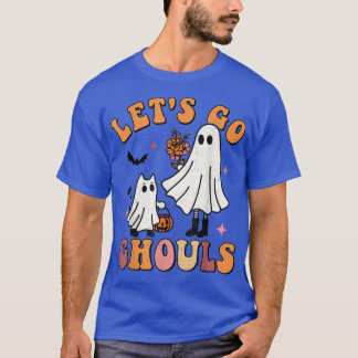 Laten we gaan Ghouls Halloween Spooky Season Groov T-shirt