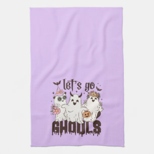 Laten we gaan Ghouls Halloween Theedoek