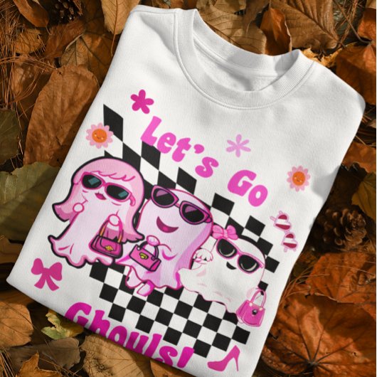 Laten we gaan Ghouls Schattigee Halloween Ghosts Trui
