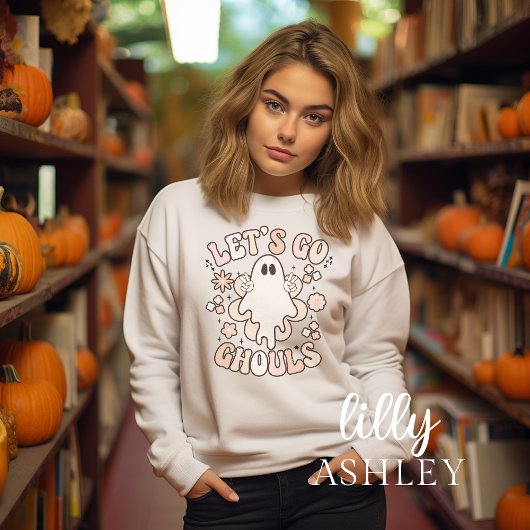 Laten we gaan Ghouls Spooky Ghost Halloween Sweats Trui
