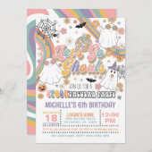 Laten we gaan Ghouls Verjaardag uitnodiging - Meis (Voorkant / Achterkant)