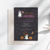 Laten we gaan Ghouls Westerne Halloween Verjaardag Kaart