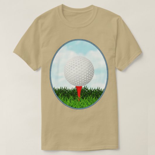 Laten we gaan golfen t-shirt (Design voorkant)