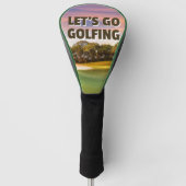 Laten we gaan Golfing Golfheadcover (Voorkant)