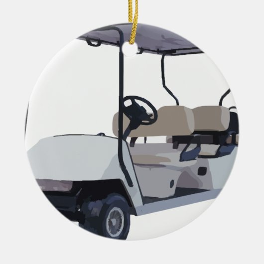 Laten we gaan Golfing Keramisch Ornament (Voorkant)