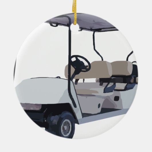 Laten we gaan Golfing Keramisch Ornament (Achterkant)