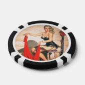 Laten we gaan jagen -  pop-upkunst poker chips (Enkel)