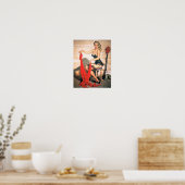 Laten we gaan jagen - pop-upkunst poster (Keuken)