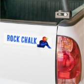 Laten we gaan jayhawk bumpersticker (Op Truck)