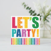 Laten we gaan. kaart (Staand voorkant)