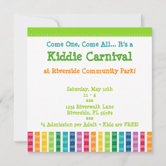 Laten we gaan. kaart (Achterkant)