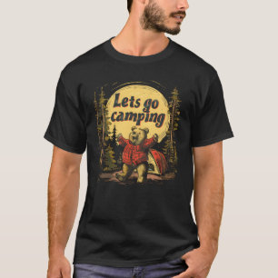 Laten we gaan kamperen Beer jongen T-shirt