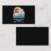 Laten we gaan kamperen, Camp gaan Visitekaartje (Voorkant / Achterkant)