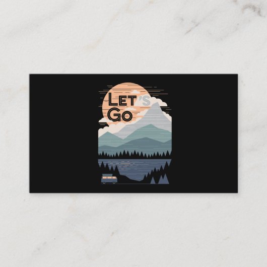 Laten we gaan kamperen, Camp gaan Visitekaartje (Voorkant)