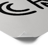 Laten we gaan kamperen met woordkunst poster (Hoek)