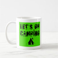 Laten we gaan kamperen - Tent Coffee-Mok