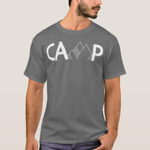 Laten we gaan kamperen vriend t-shirt