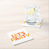 Laten we gaan. kartonnen onderzetters (Insitu)