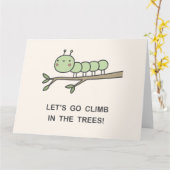 Laten we gaan klimmen in de bomen! kaart (Gele Bloem)