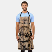 Laten we gaan koken! Highland Koe Schort (Gedragen)