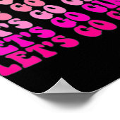 Laten we gaan Meiden Afscheidsparty Retro Bruidsfe Poster (Hoek)