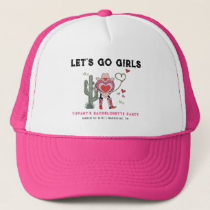 Laten we gaan, meiden Cowgirl vrijgezellenfeest we Trucker Pet