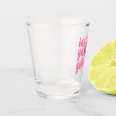 Laten we gaan Meiden Disco Cowgirl Hen Party  Shot Glas (Links)