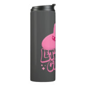 Laten we gaan Meiden, Meisjesreis, Retro Grafisch Thermosbeker (Gedraaid links)