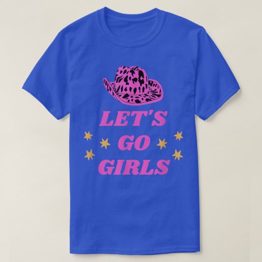 Laten we gaan Meiden Vrouwen Afscheidspartij Bruid T-shirt (Design voorkant)