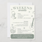 Laten we gaan meisje Nashville vrijgezellen uitsta Kaart (Achterkant)