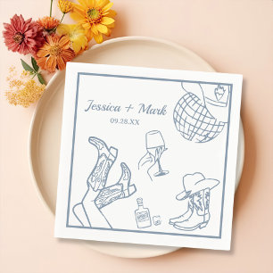 Laten we gaan meisje Nashville vrijgezellenfeest Servet