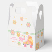 Laten we gaan meisje roller schaatsen verjaardagsf bedankdoosjes (Geopend)