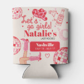 Laten we gaan meisjes cowgirl laatste rodeo vrijge blikjeskoeler (Achterkant)