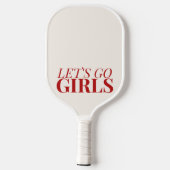 Laten we gaan meisjes cowgirls Pickleball Paddle (Achterkant)