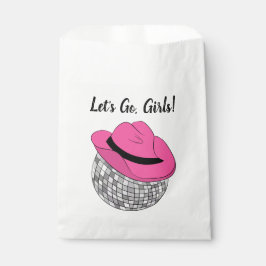 Laten we gaan meisjes Disco Cowgirl Bachelorette p Bedankzakje