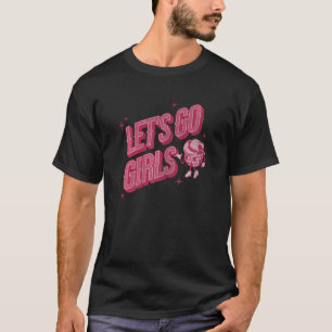 Laten we gaan Meisjes Hoed Cowgirl Bachelorette Fe T-shirt