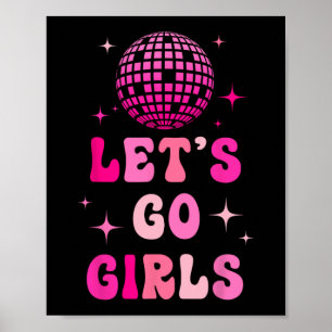 Laten we gaan Meisjes Man Ik voel me als een bruid Poster