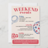 Laten we gaan meisjes Nashville Bachelorette Route Kaart (Achterkant)