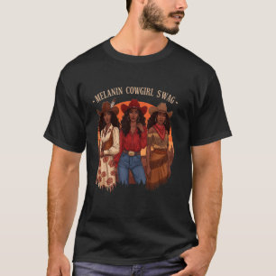 Laten we gaan Meisjes Retro Western Country Melani T-shirt