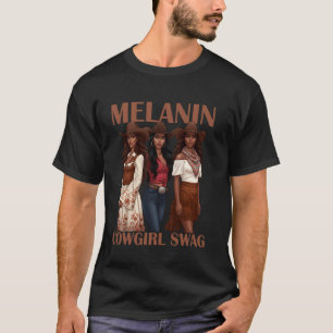 Laten we gaan Meisjes Retro Western Country Melani T-shirt