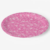 Laten we gaan meisjes roze cowgirl verjaardagsfees papieren bordje (Gekanteld)