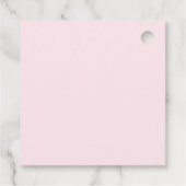 Laten we gaan meisjes roze cowgirl vrijgezellenfee bedankjes labels (Achterkant)