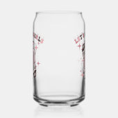 Laten we gaan meisjes vrijgezellenfeest blikvorm glas (Links)