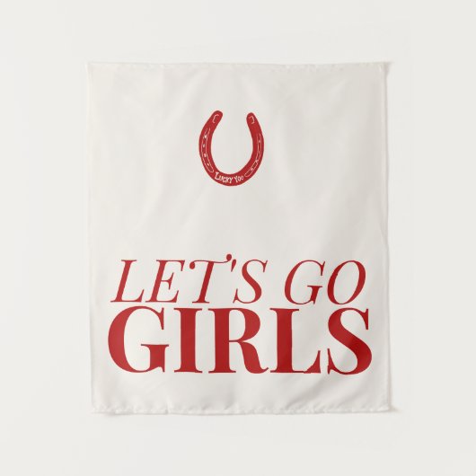 Laten we gaan, meisjes wandkleed (Voorkant)