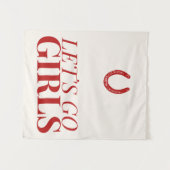 Laten we gaan, meisjes wandkleed (Voorkant (horizontaal))